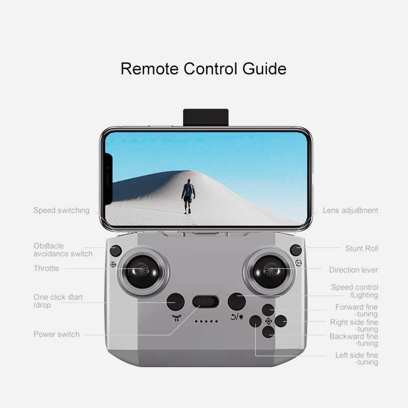 Mini Quadcopter Drone With VR Compatibility