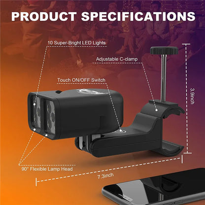 Portable LED Grill Light Touch BBQ Lamp