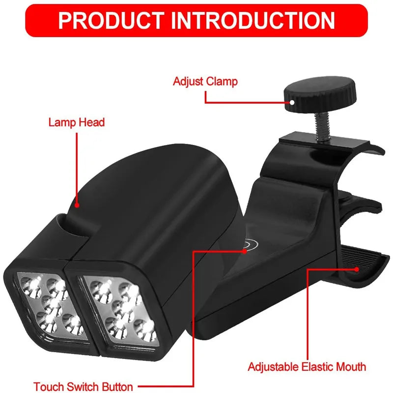 Portable LED Grill Light Touch BBQ Lamp
