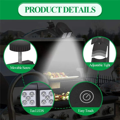 Portable LED Grill Light Touch BBQ Lamp