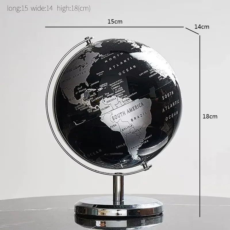 Premium Elegant 360° Rotating Globe Artwork