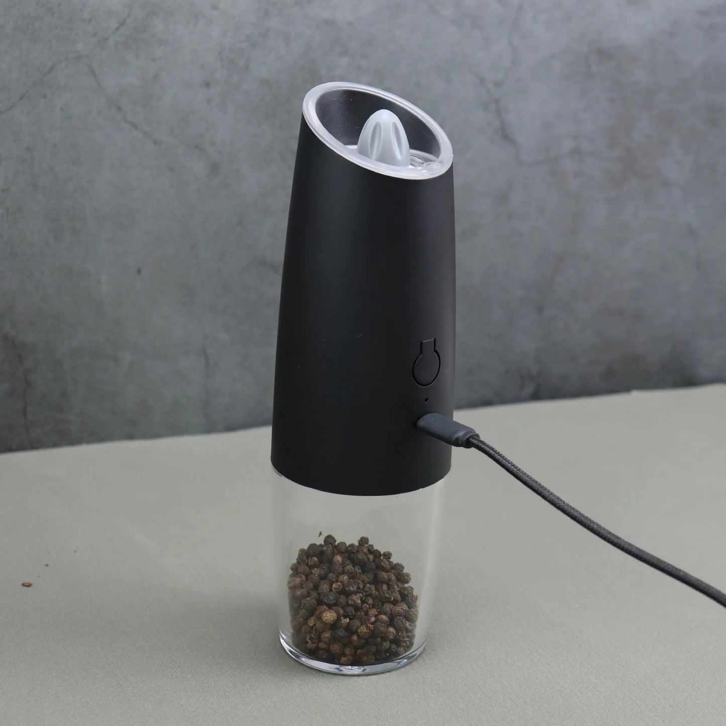 Electric Salt & Pepper Grinder, USB Rechargeable