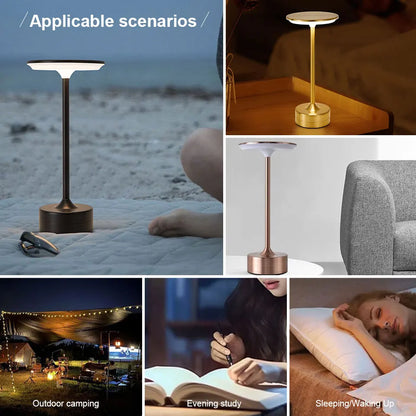 Touch Sensor LED Table Lamp USB Rechargeable