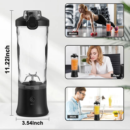 Portable Smoothie Blender With USB Rechargeable Battery