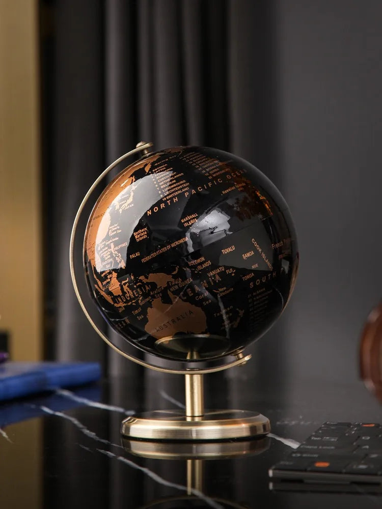 Premium Elegant 360° Rotating Globe Artwork