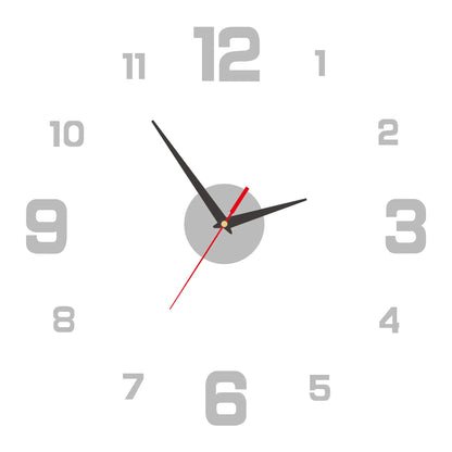 3D Frameless Wall Clock