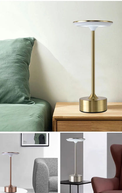 Touch Sensor LED Table Lamp USB Rechargeable