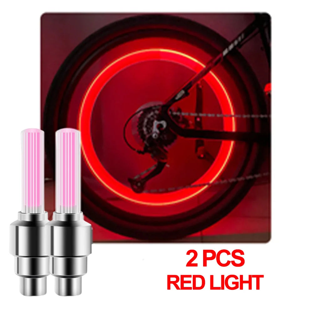 LED Bicycle Valve Light Motion Sensor Tire Light