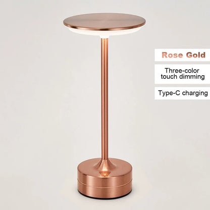 Touch Sensor LED Table Lamp USB Rechargeable