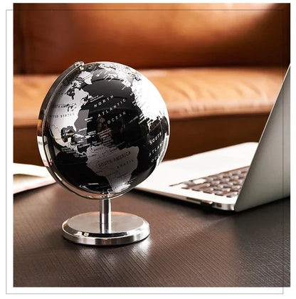 Premium Elegant 360° Rotating Globe Artwork