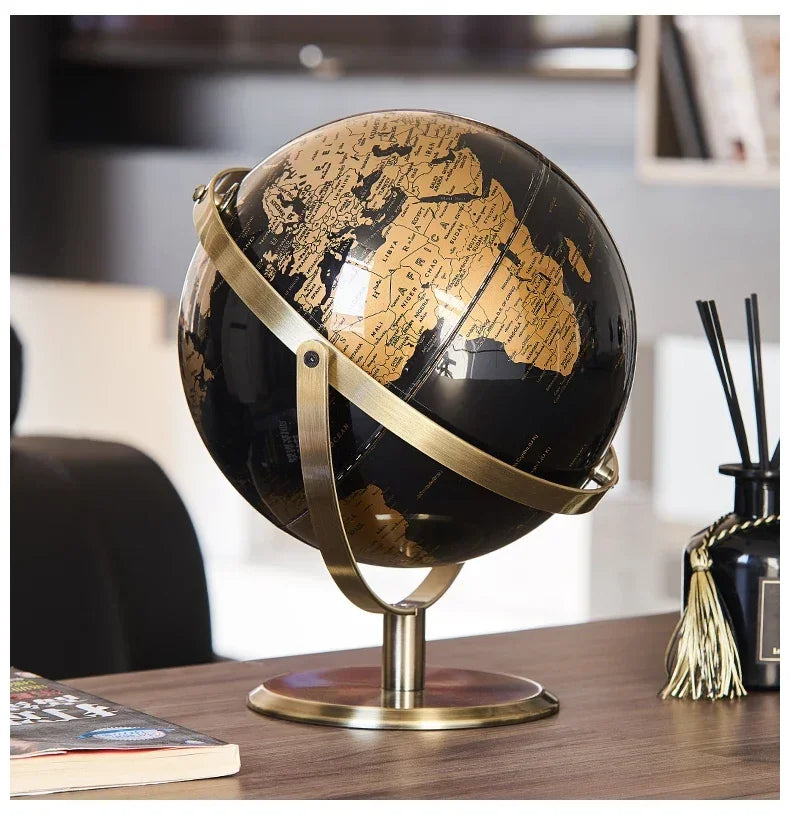 Premium Elegant 360° Rotating Globe Artwork