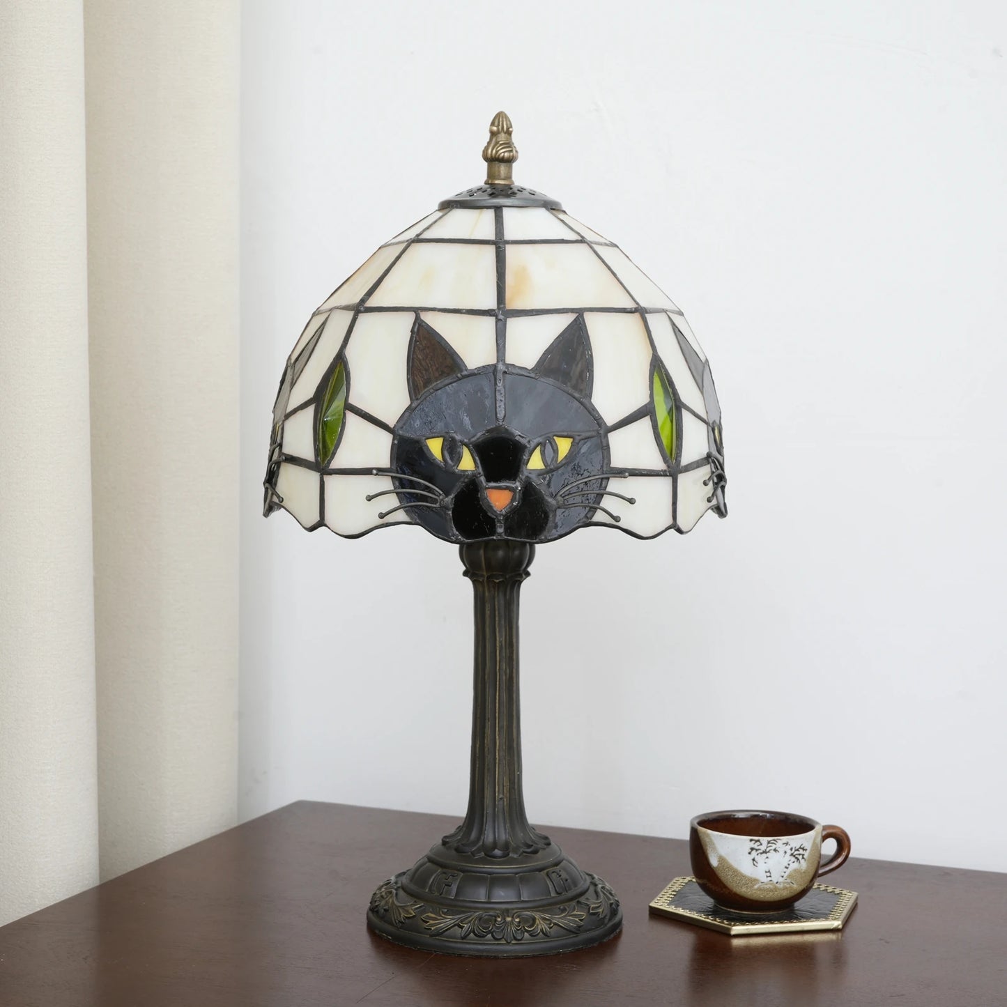 Cute Black Cat Table Lamp Bedroom Decor