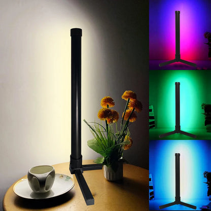 RGB LED Corner Floor Lamp With Music Sync