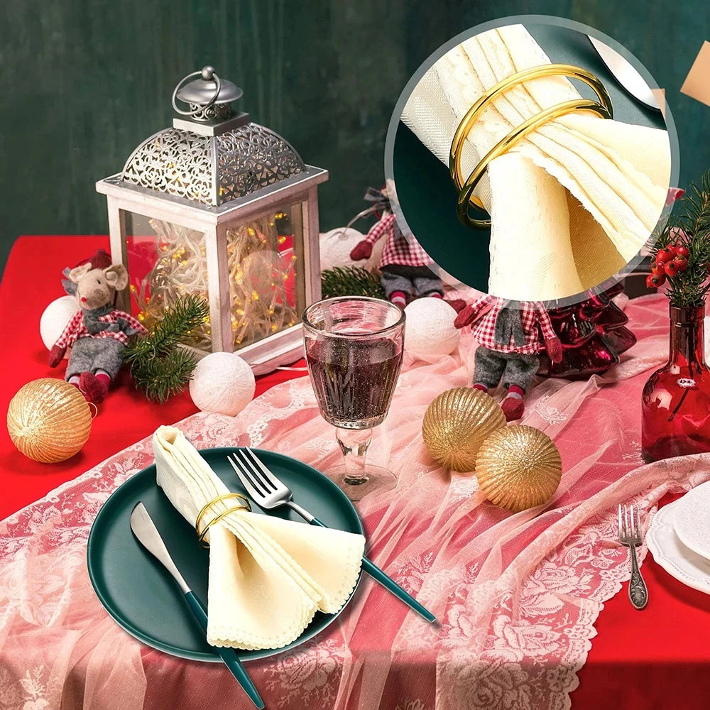 Premium Gold Napkin Ring for Stylish & Timeless Dining Accent