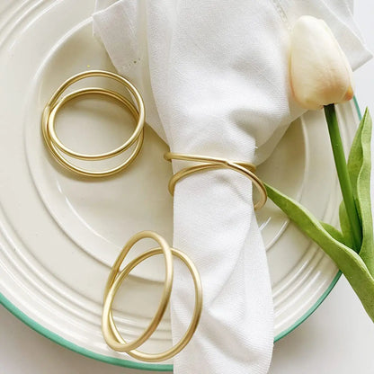 Premium Gold Napkin Ring for Stylish & Timeless Dining Accent