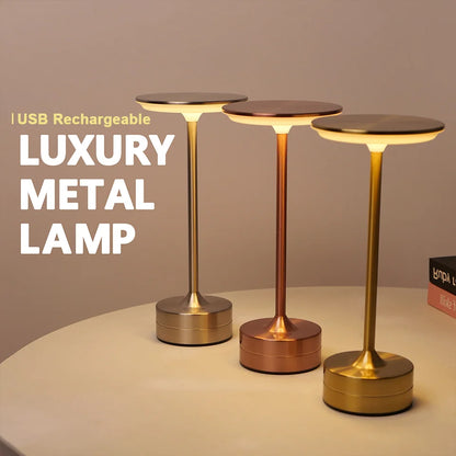 Touch Sensor LED Table Lamp USB Rechargeable