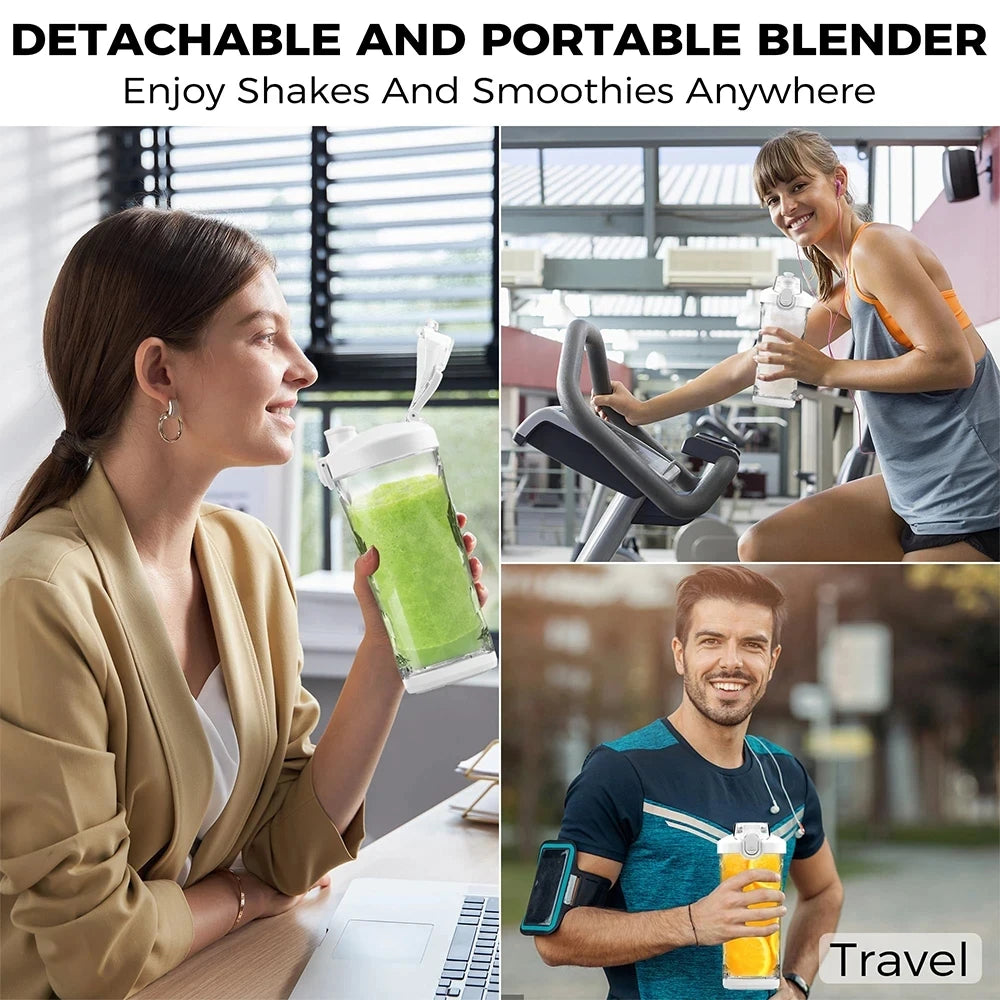 Portable Smoothie Blender With USB Rechargeable Battery