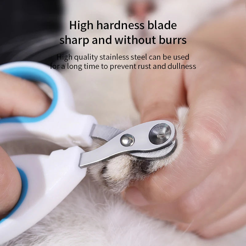 Professional Cat Nail Clippers Stainless Steel Trimmer