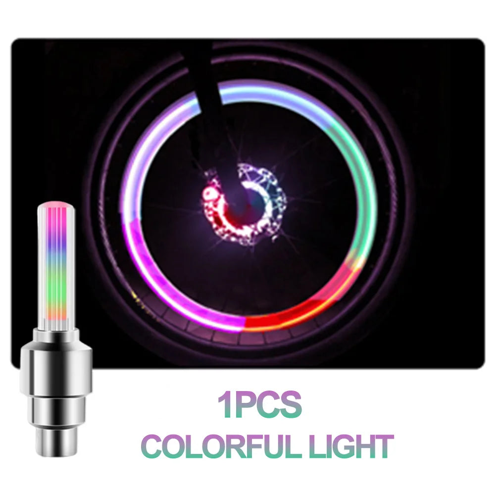 LED Bicycle Valve Light Motion Sensor Tire Light