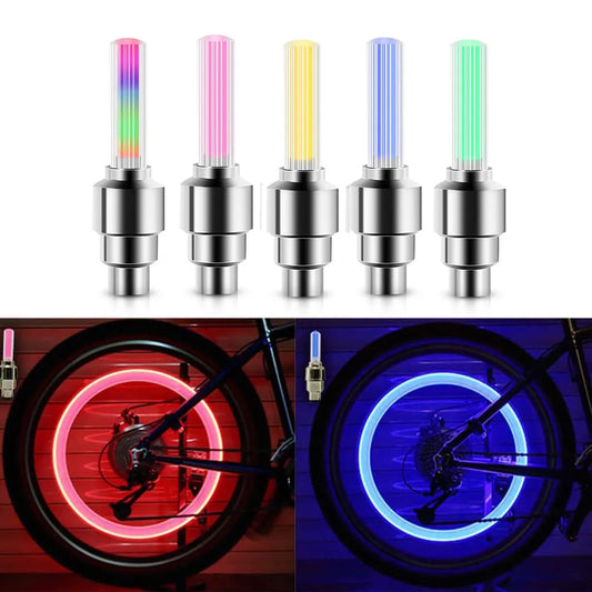 LED Bicycle Valve Light Motion Sensor Tire Light