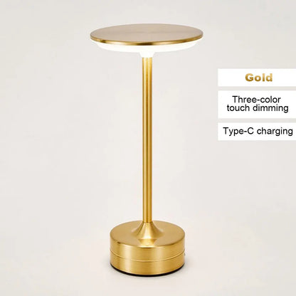 Touch Sensor LED Table Lamp USB Rechargeable