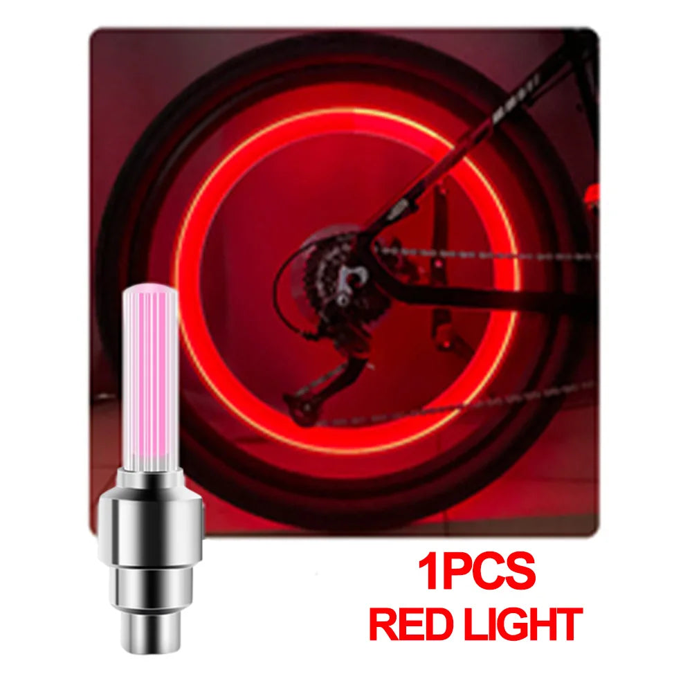 LED Bicycle Valve Light Motion Sensor Tire Light