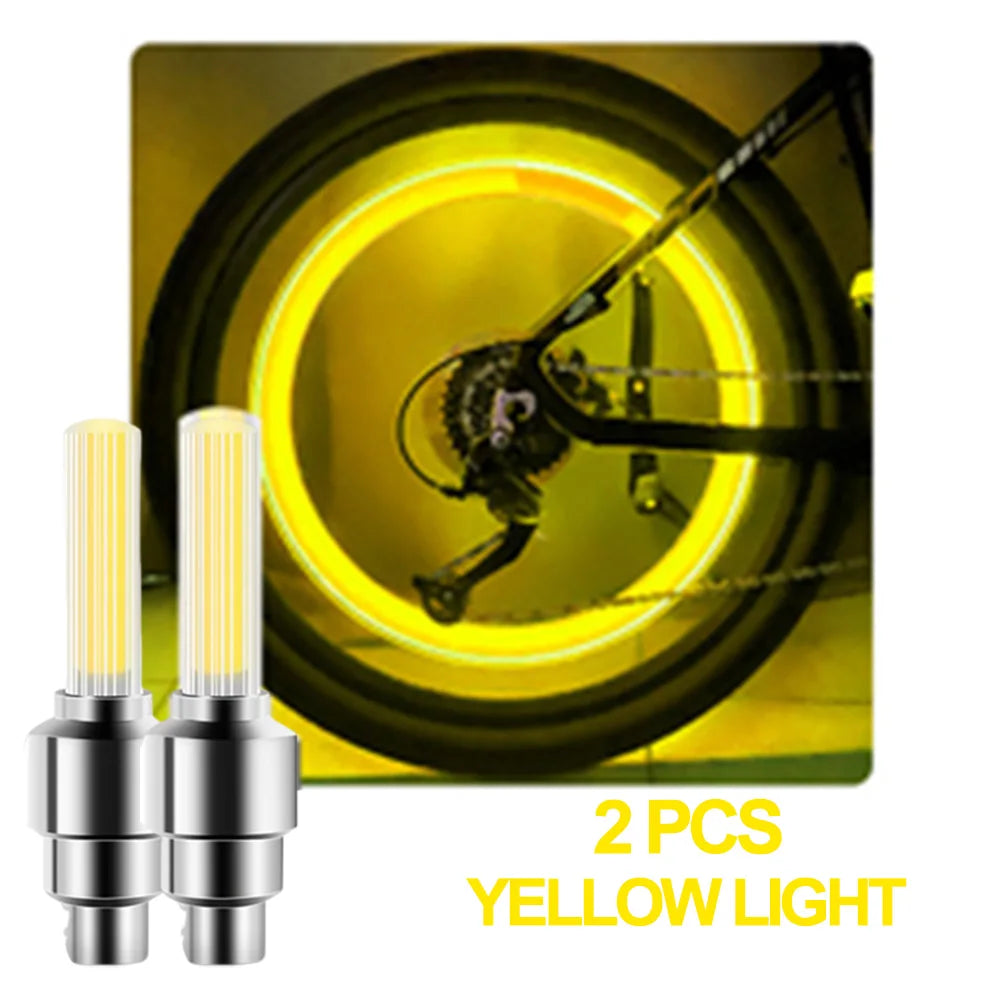 LED Bicycle Valve Light Motion Sensor Tire Light