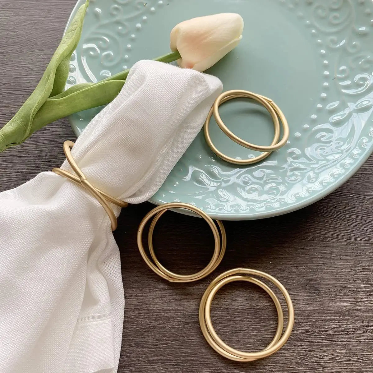 Premium Gold Napkin Ring for Stylish & Timeless Dining Accent