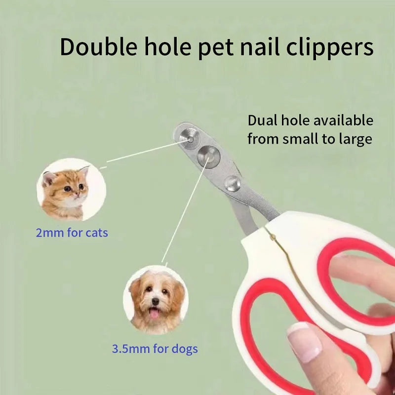 Professional Cat Nail Clippers Stainless Steel Trimmer