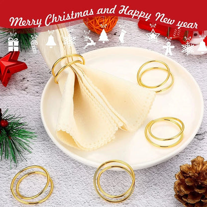 Premium Gold Napkin Ring for Stylish & Timeless Dining Accent