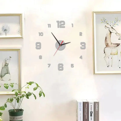 3D Frameless Wall Clock