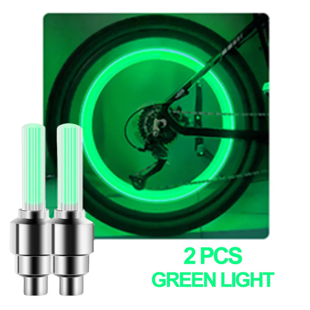 LED Bicycle Valve Light Motion Sensor Tire Light