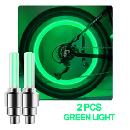LED Bicycle Valve Light Motion Sensor Tire Light