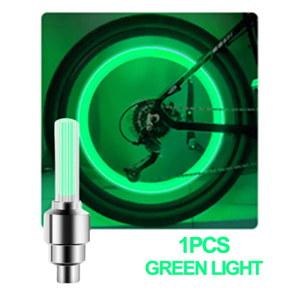 LED Bicycle Valve Light Motion Sensor Tire Light